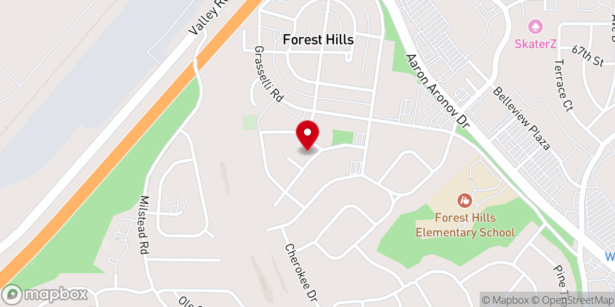 Map showing location of Christs Church at Birmingham Inc