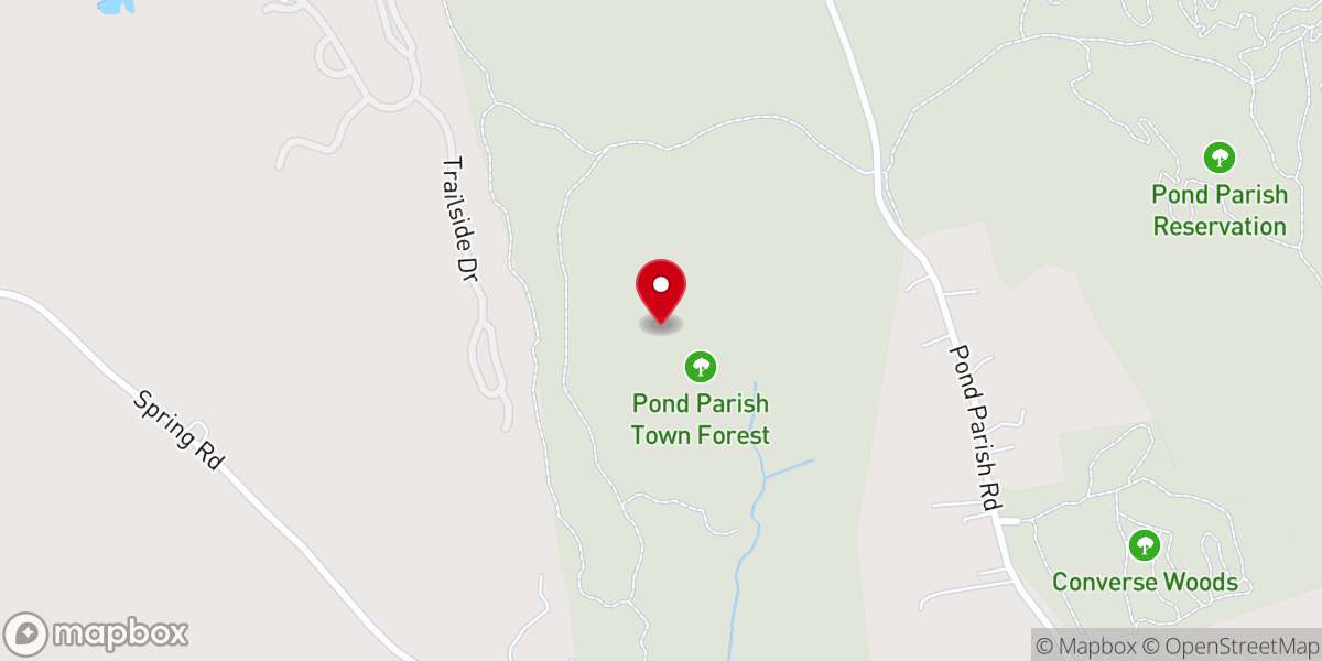 Map showing location of Pond Parish