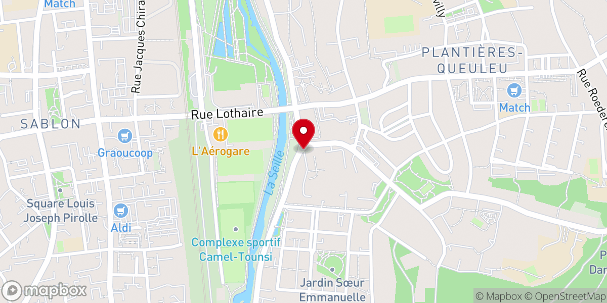 Map showing location of Congrégation des Soeurs de la Charité Maternelle