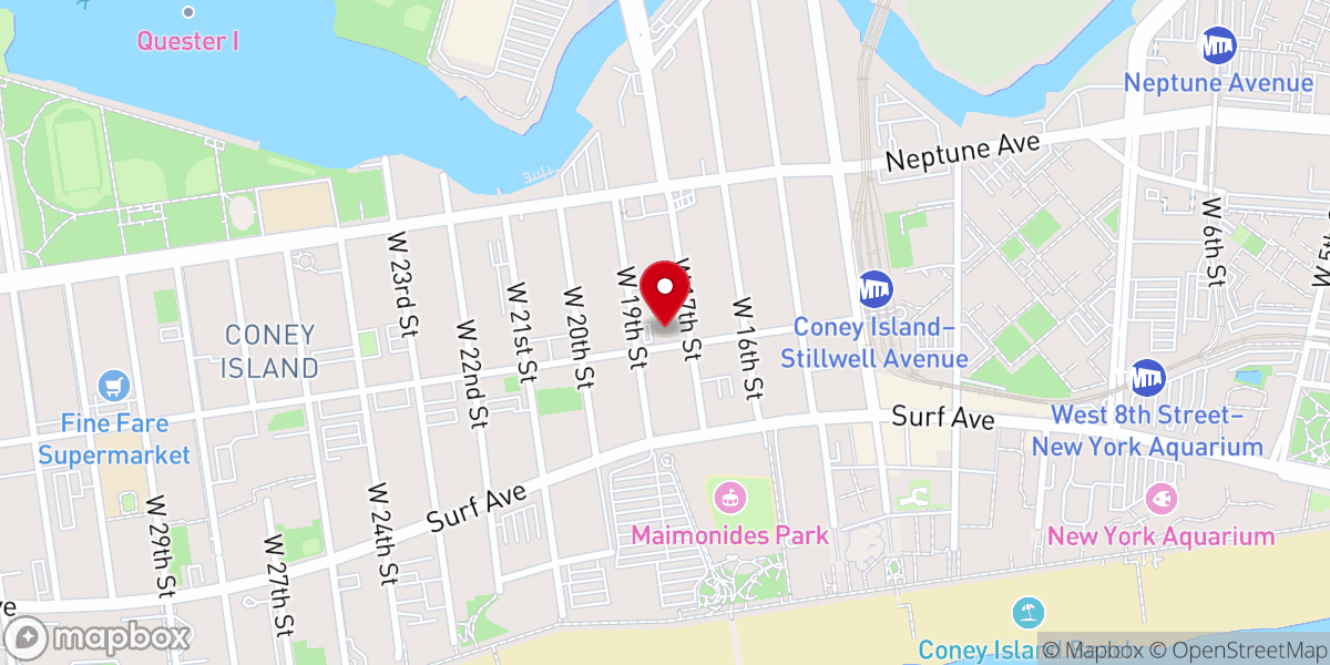 Map showing location of Our Lady of Solace Roman Catholic Church