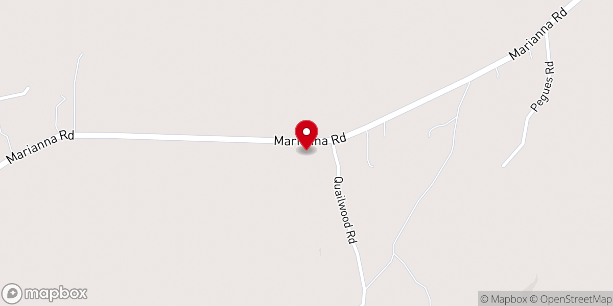 Map showing location of MT MORIAH MB CHURCH