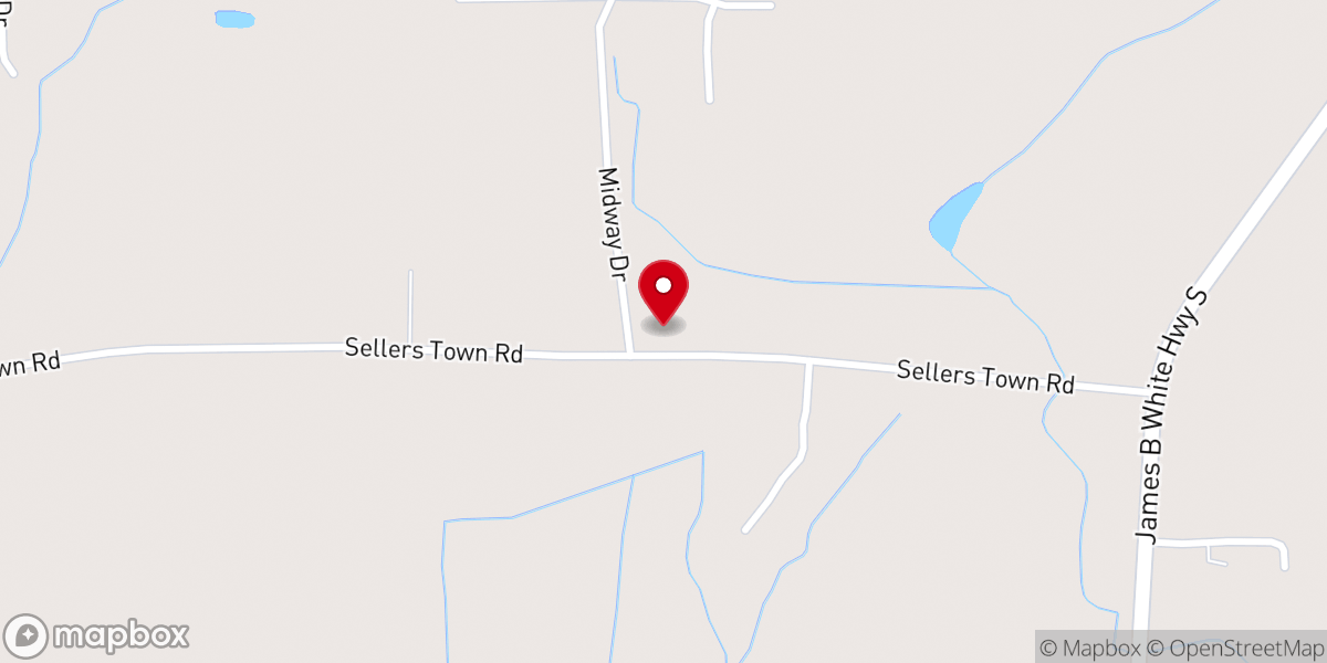 Map showing location of Free Welcome Holiness Church