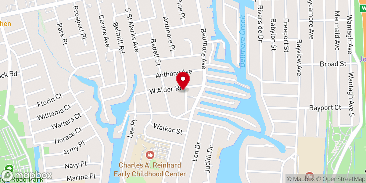 Map showing location of Christ Alive Church