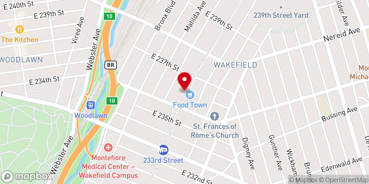 Map showing location of Liberty Fellowship