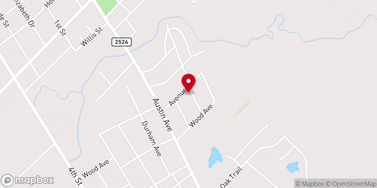 Map showing location of Avenue W Church of Christ