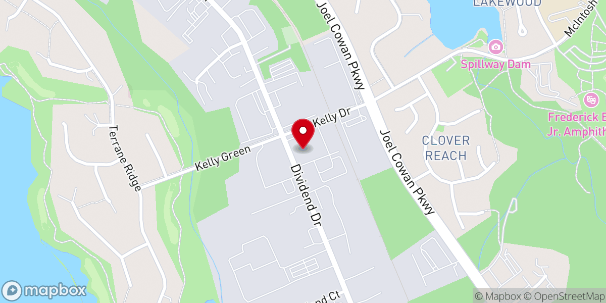 Map showing location of CrossPointe Church Peachtree City