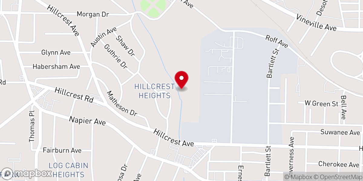 Map showing location of Bethel Cme