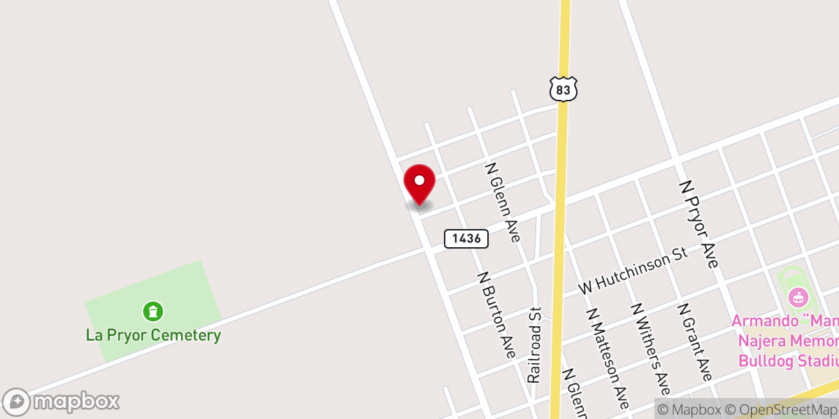 Map showing location of Templo Cristiano