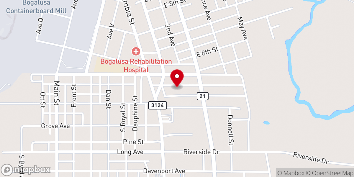Map showing location of Metropolitan Baptist Church