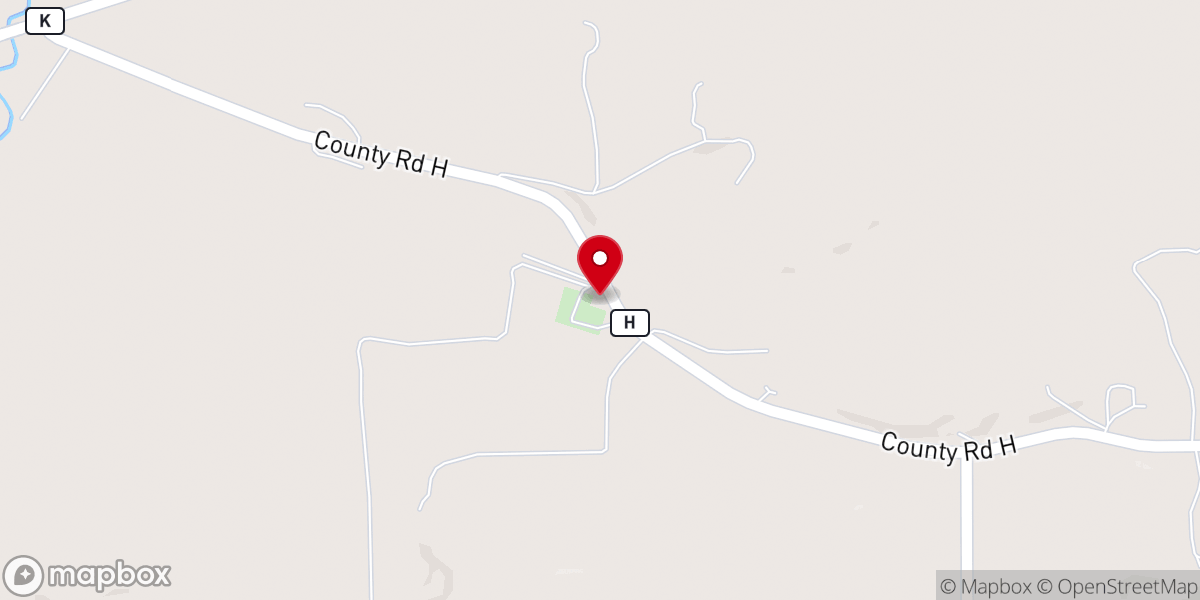 Map showing location of Middlebury Church