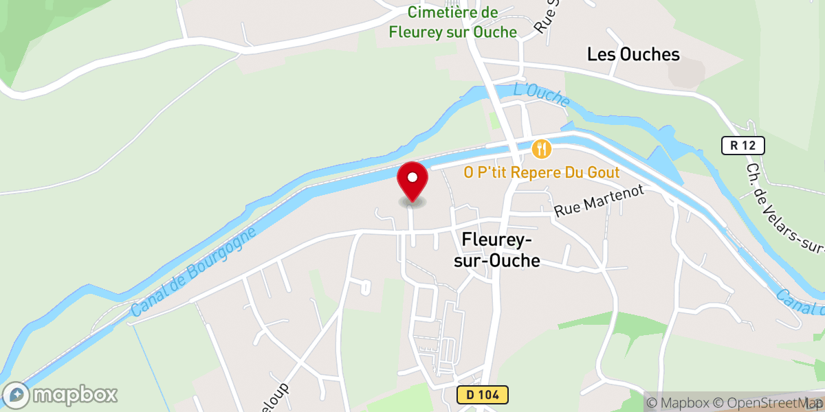 Map showing location of Prieuré Saint Marcel - One-Bedroom House