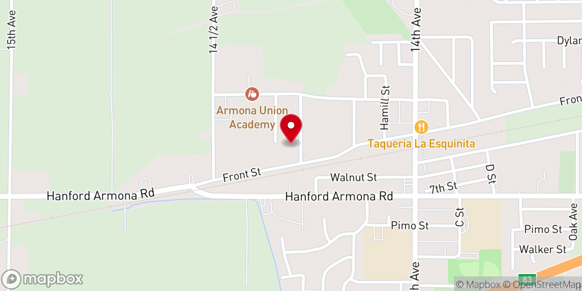Map showing location of Edenvale Pentecostal Church