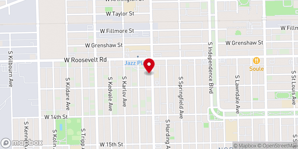 Map showing location of Reformed Church