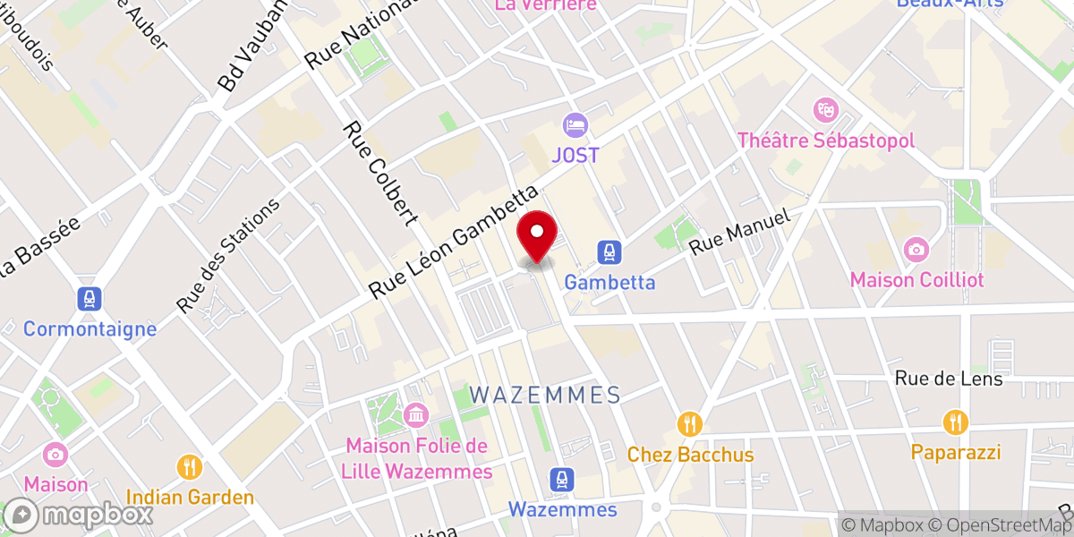 Map showing location of Paroisse catholique Saint-Augustin