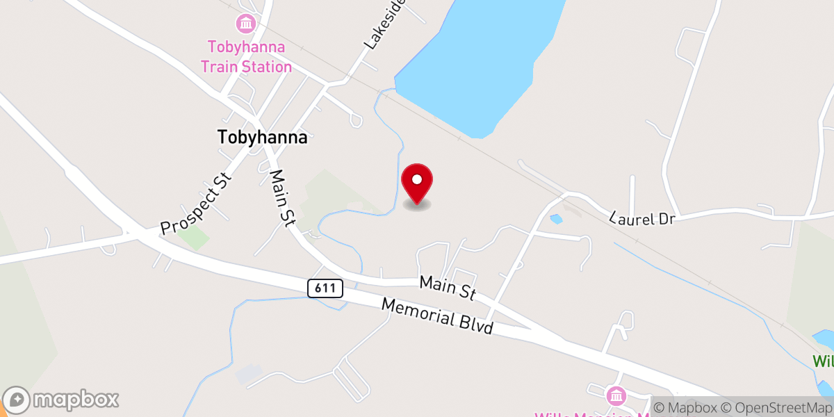 Map showing location of The Beacon Church