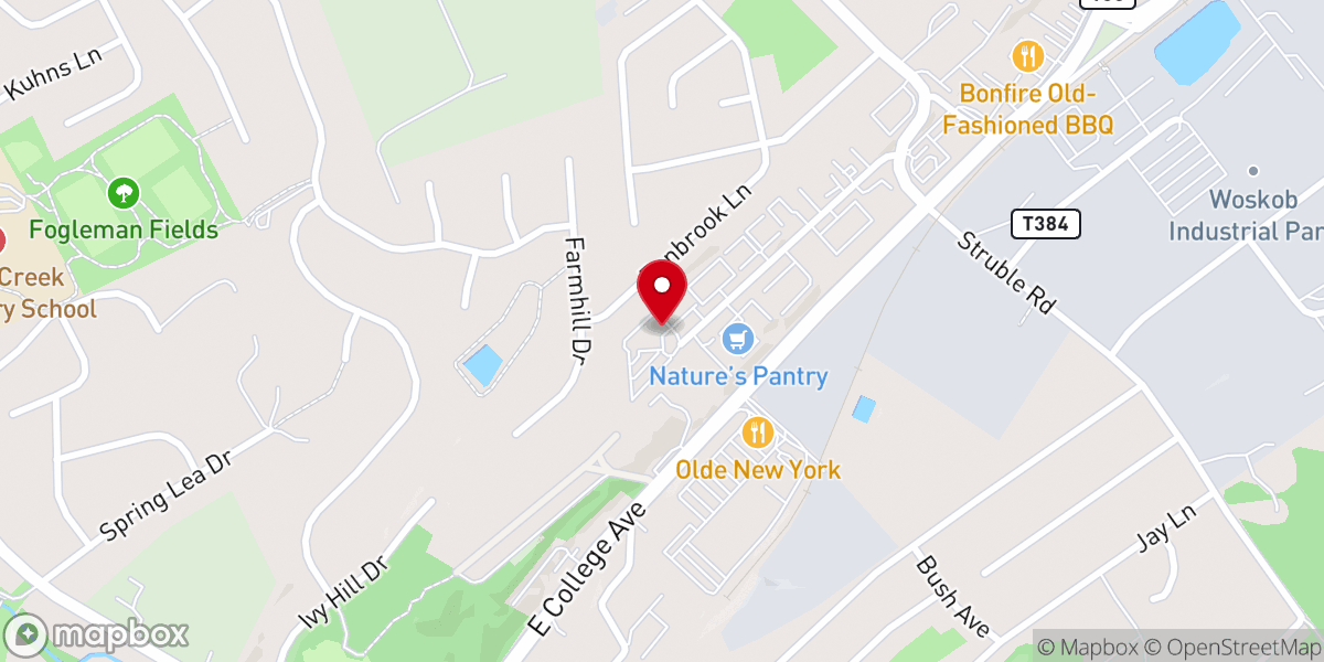 Map showing location of Unity Church of Jesus Christ