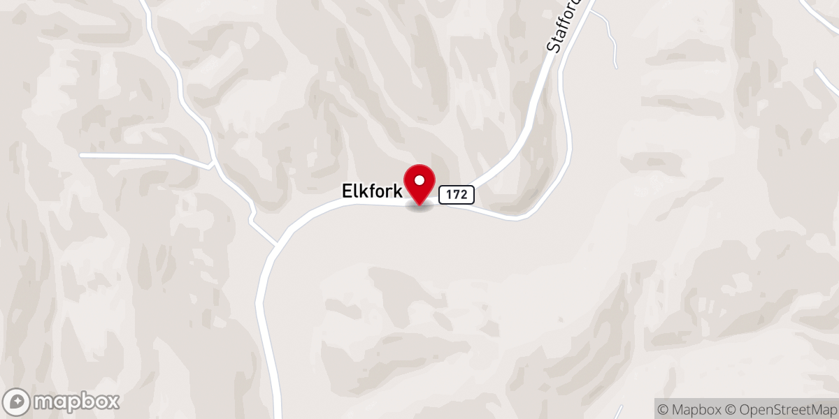 Map showing location of Sandy Valley United Baptist Church