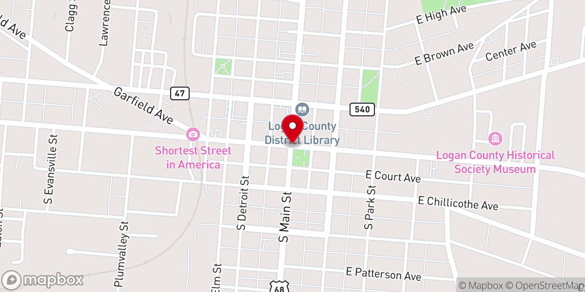 Map showing location of Soaring Eagle Promotions Inc