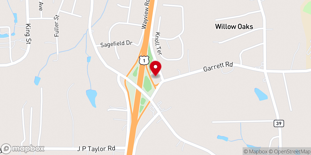 Map showing location of Greater Refuge Church