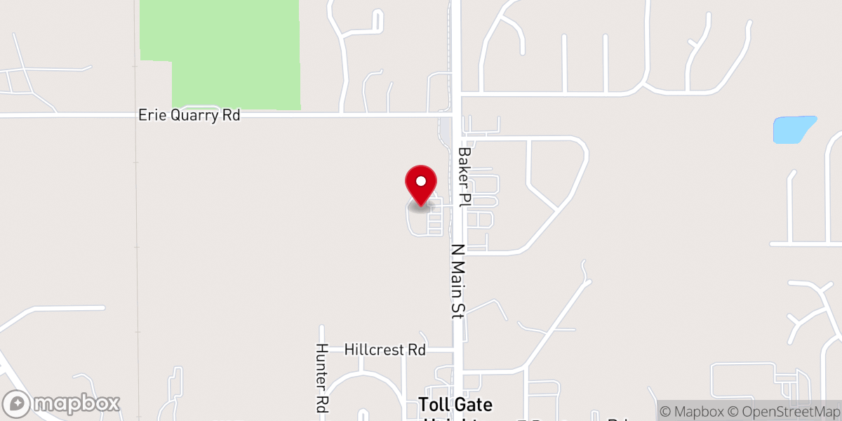 Map showing location of St Joseph Catholic Church