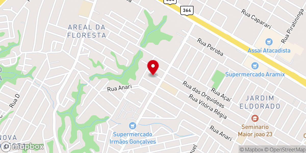 Map showing location of Igreja Que Esta em Porto Velho
