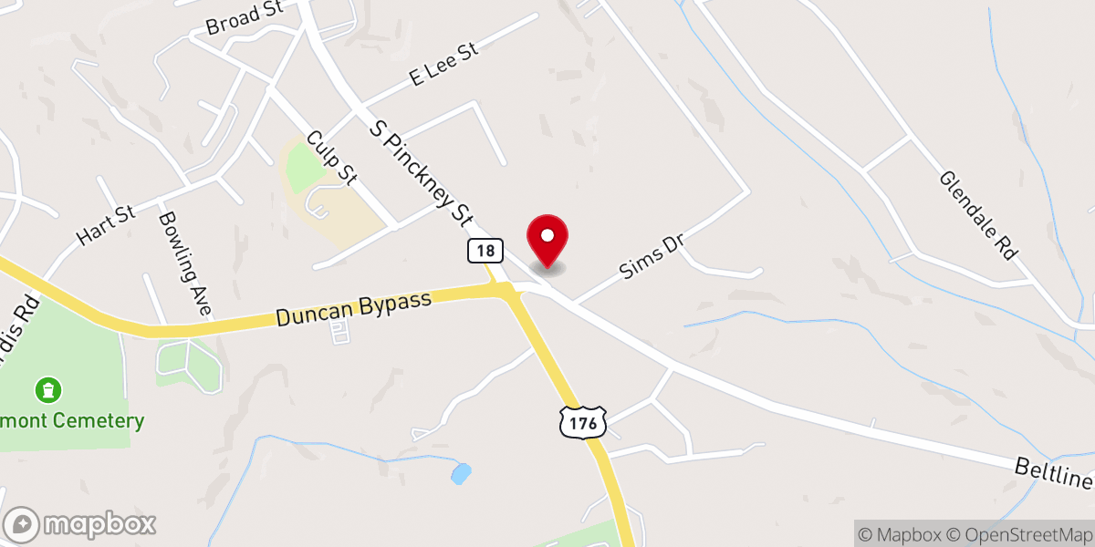 Map showing location of New Horizon United Christian