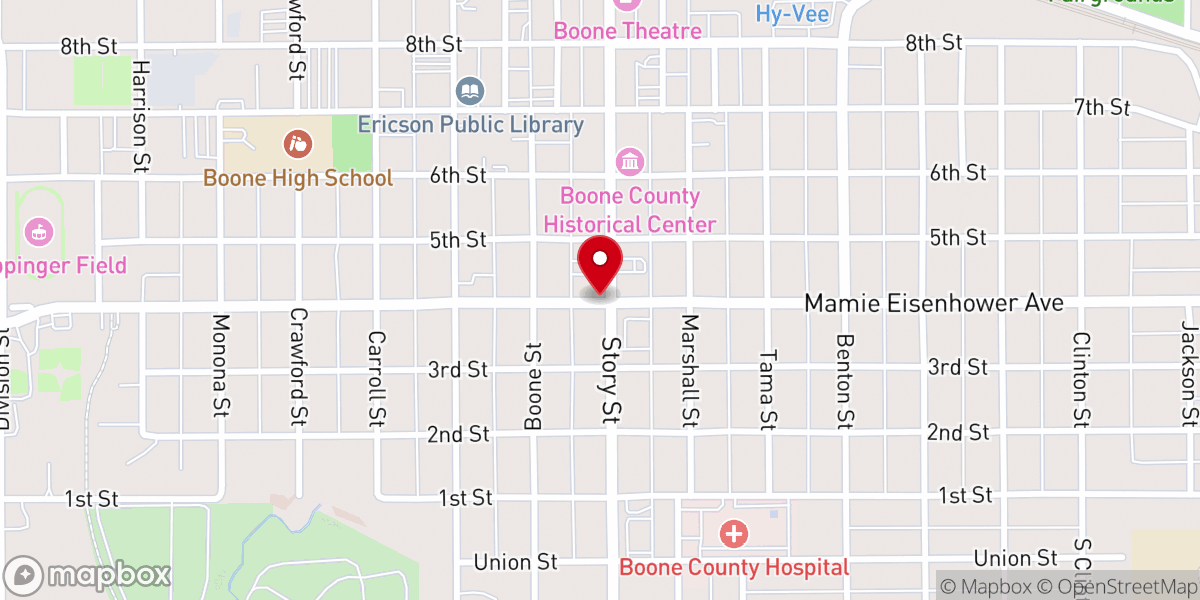 Map showing location of Eternal Life Mission Church Inc