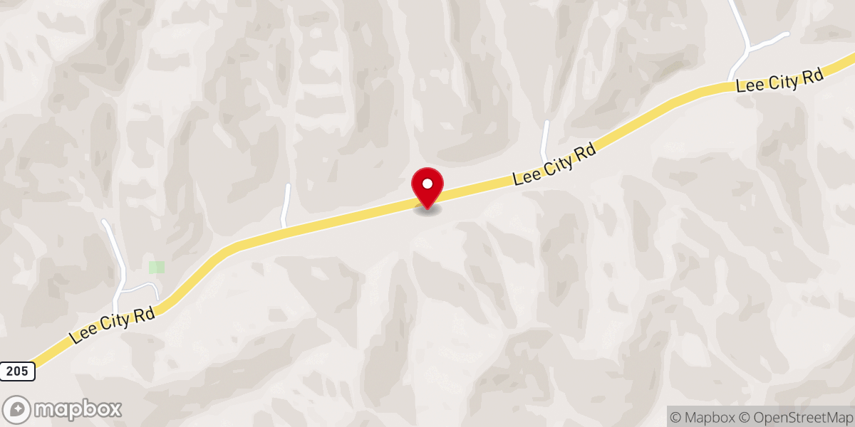 Map showing location of Faith Pentecostal Church
