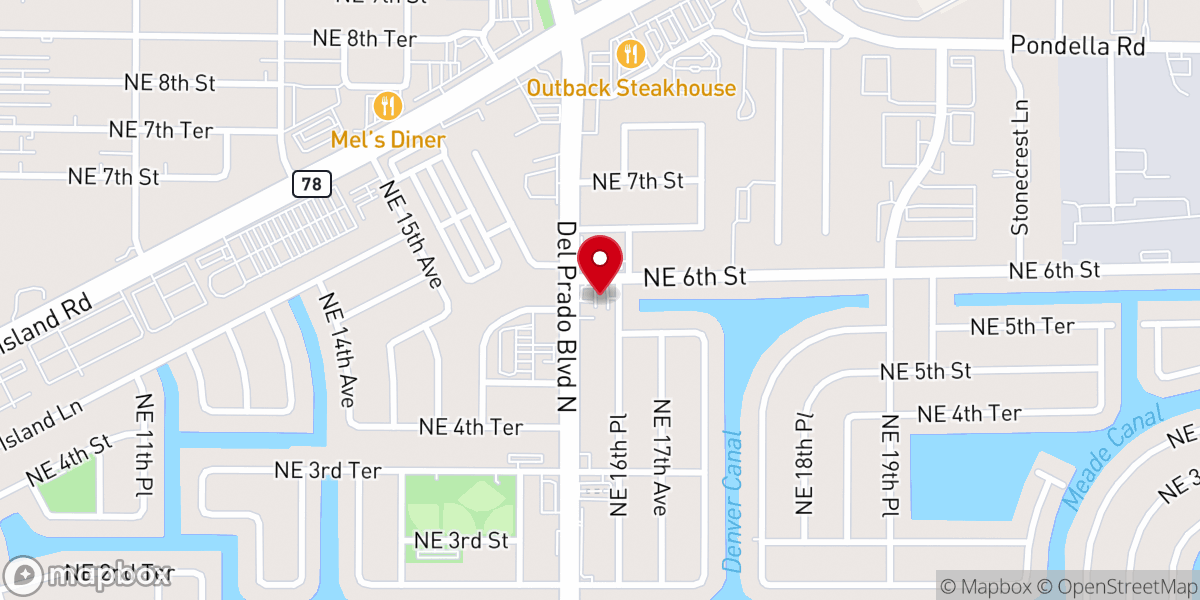 Map showing location of Dove Players Inc