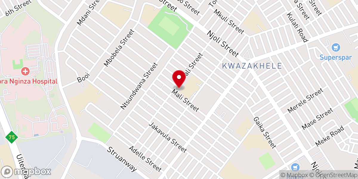 Map showing location of St. Cyprian's Anglican Church