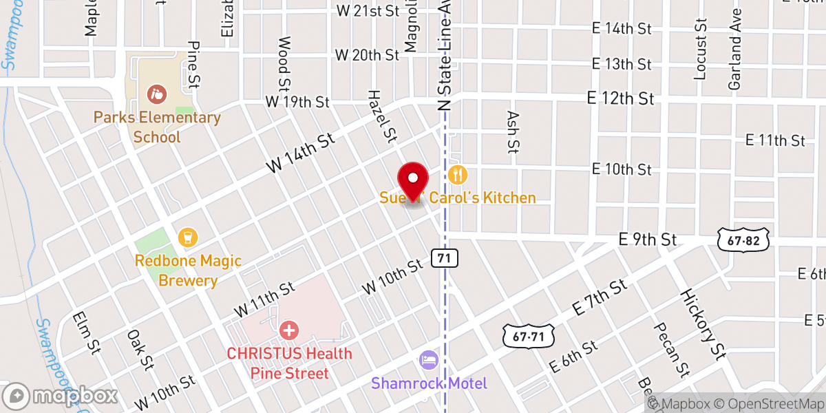Map showing location of Transformation Center International