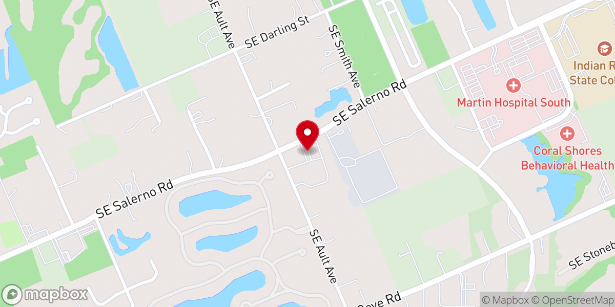 Map showing location of Grace Family Church