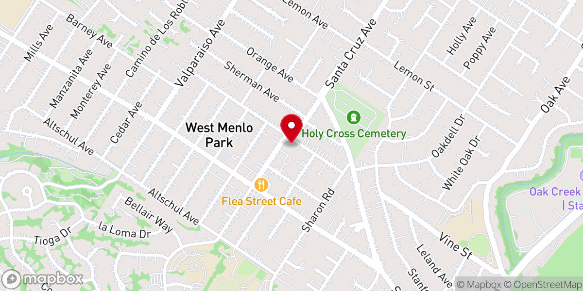 Map showing location of Bethany Lutheran Church