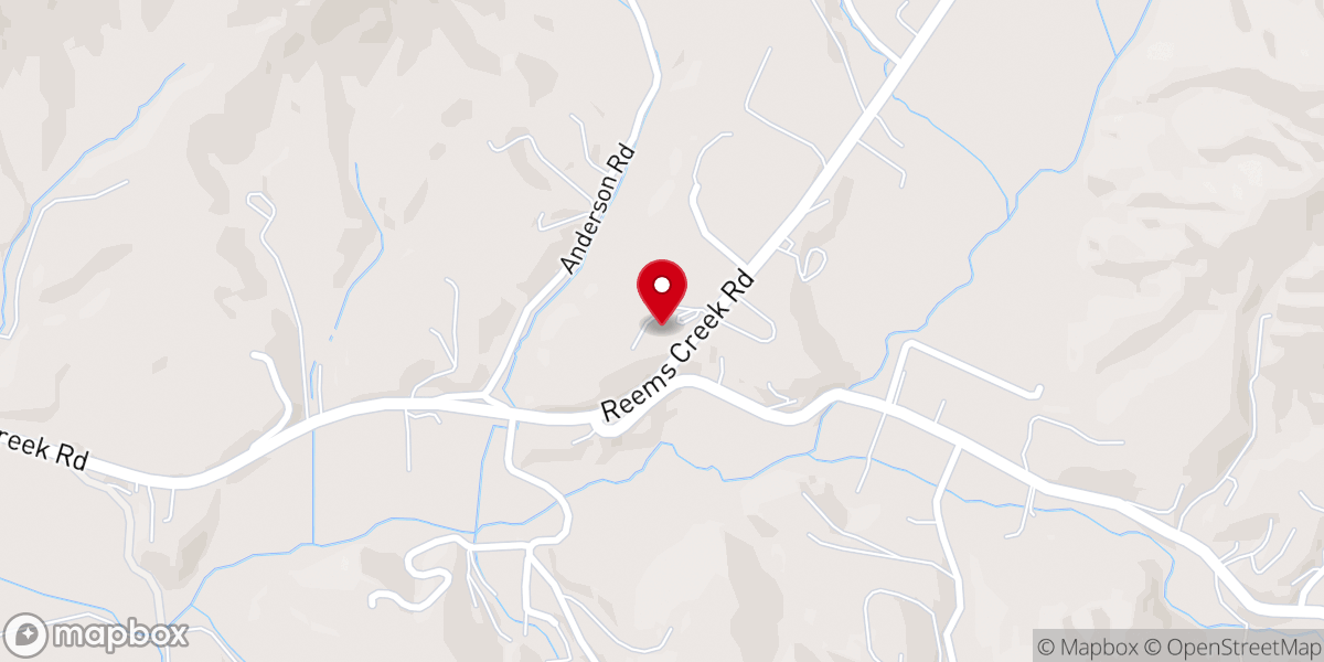 Map showing location of St. Matthew's Anglican Church