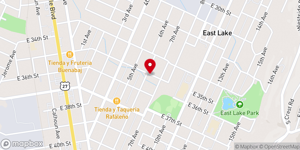 Map showing location of Iglesia De Dios Roca De Salvacion