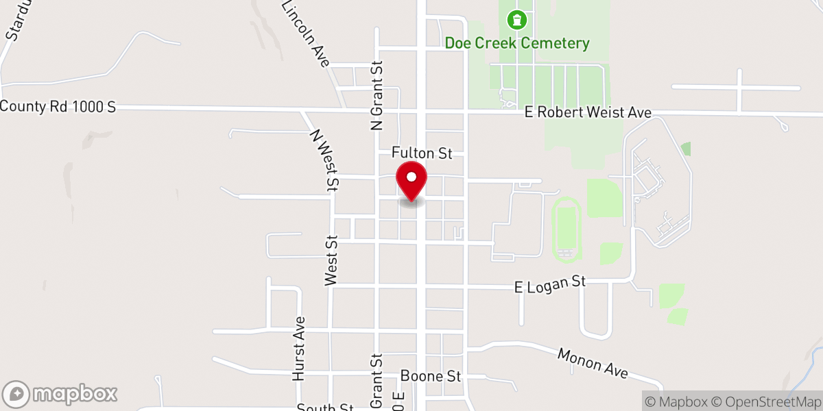 Map showing location of Cunot Community Gospel Church