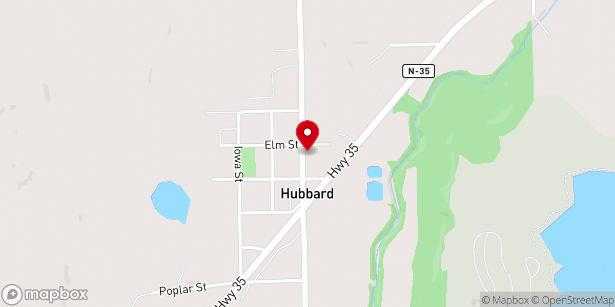 Map showing location of Trinity Lutheran Church