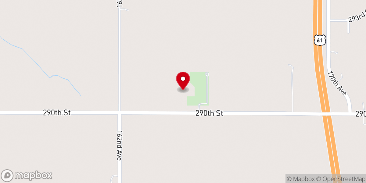 Map showing location of St Ann's Catholic Church