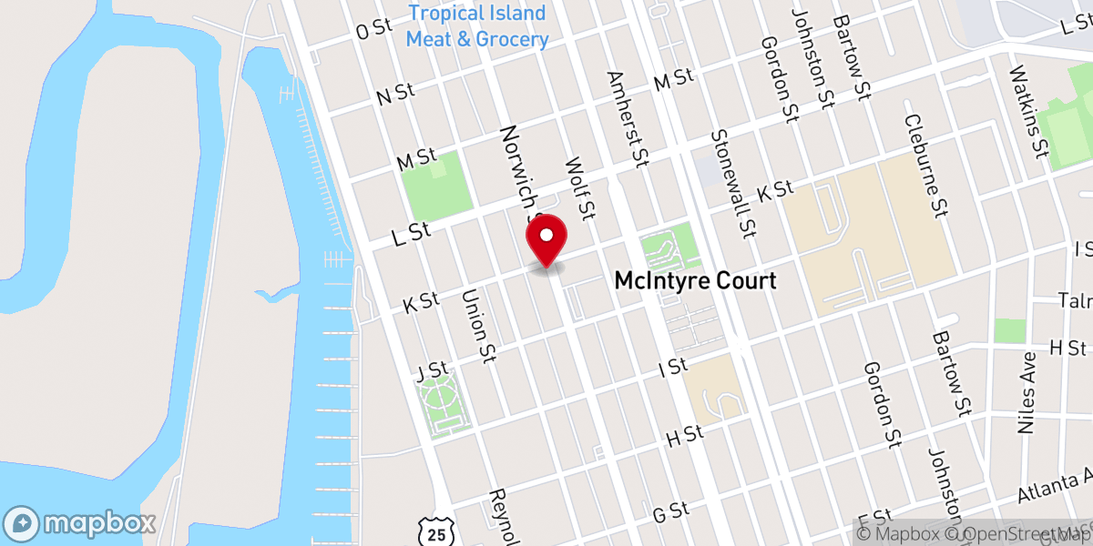 Map showing location of Living Well Ministry Inc