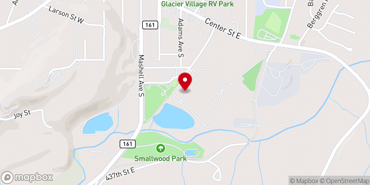 Map showing location of CenterPoint