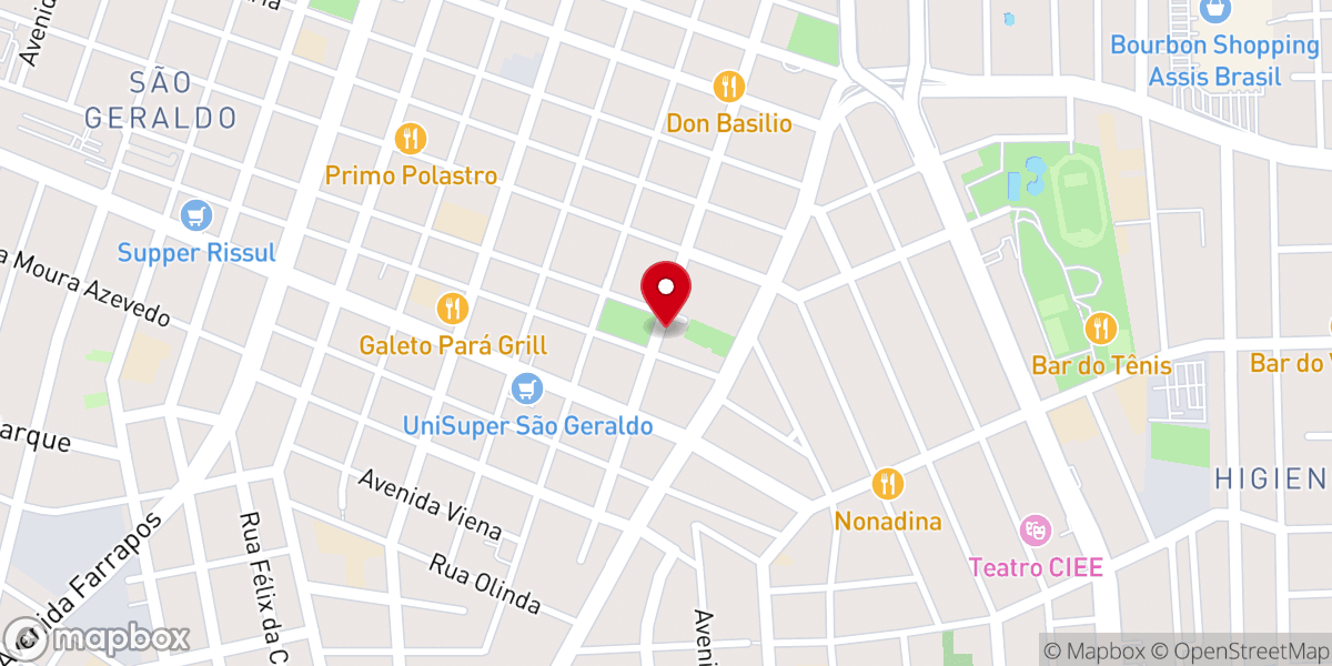 Map showing location of Igreja Pentecostal Eslava