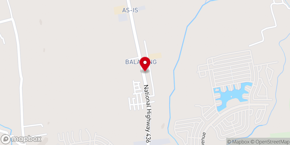 Map showing location of Riverview Bible Baptist Church-Bauan