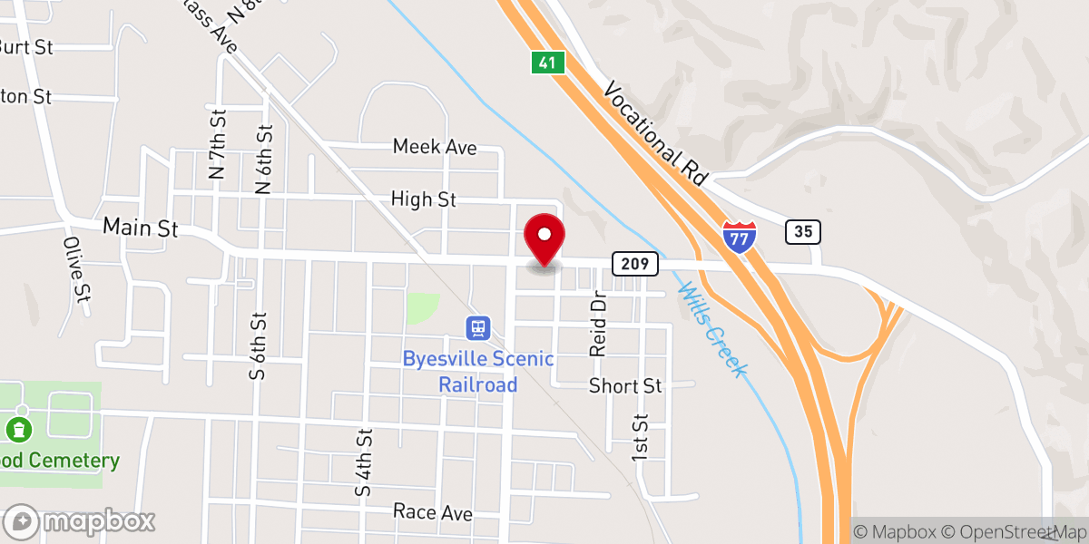 Map showing location of Main Avenue United Methodist Church - Food Pantry