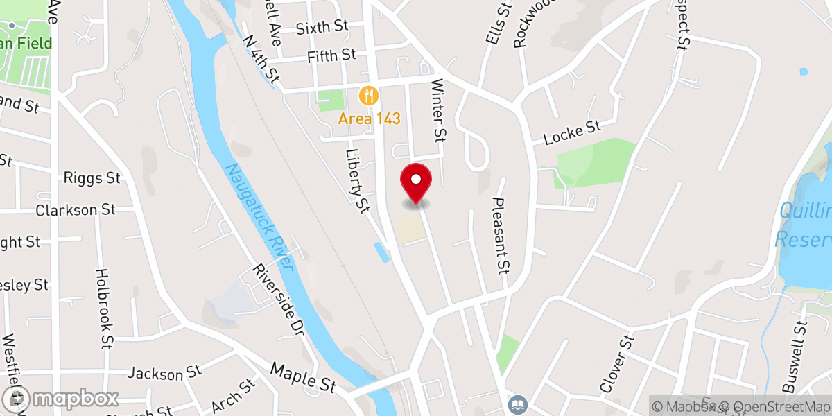 Map showing location of Church of the Assumption