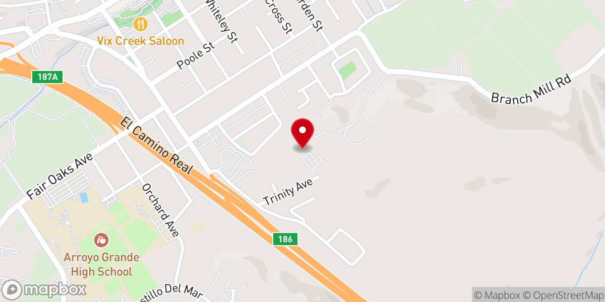 Map showing location of Saint Barnabas' Episcopal Church