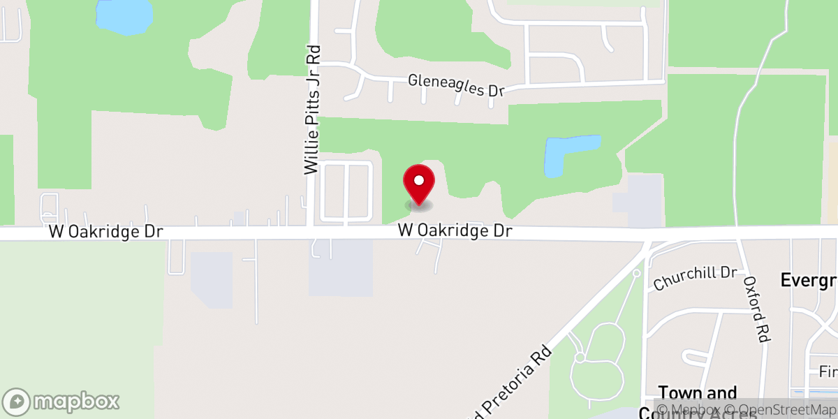 Map showing location of Rhema International Ministries