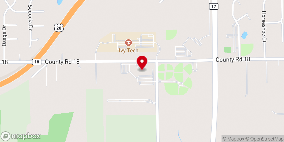 Map showing location of Beulah Missionary Church