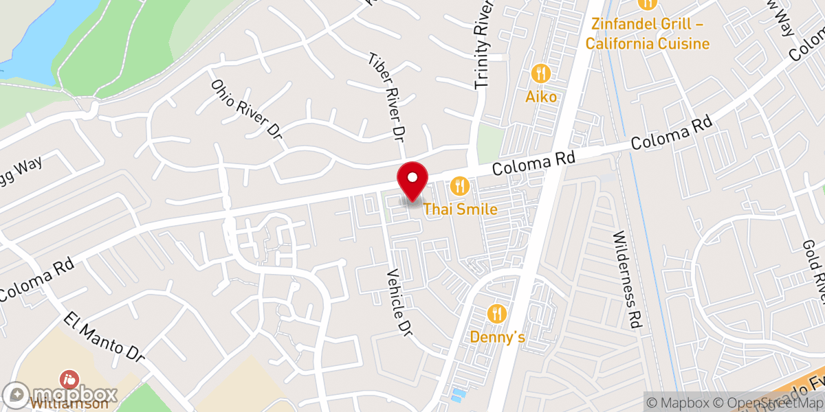 Map showing location of Foundation of Faith Ministries