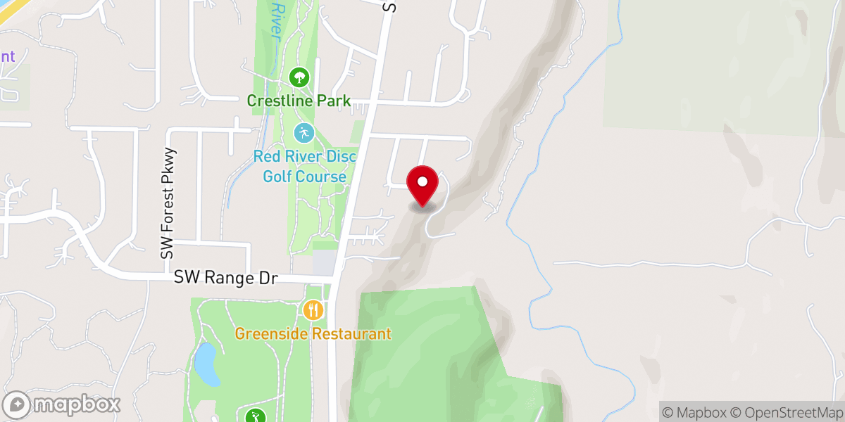 Map showing location of Lincoln County Chaplains Association