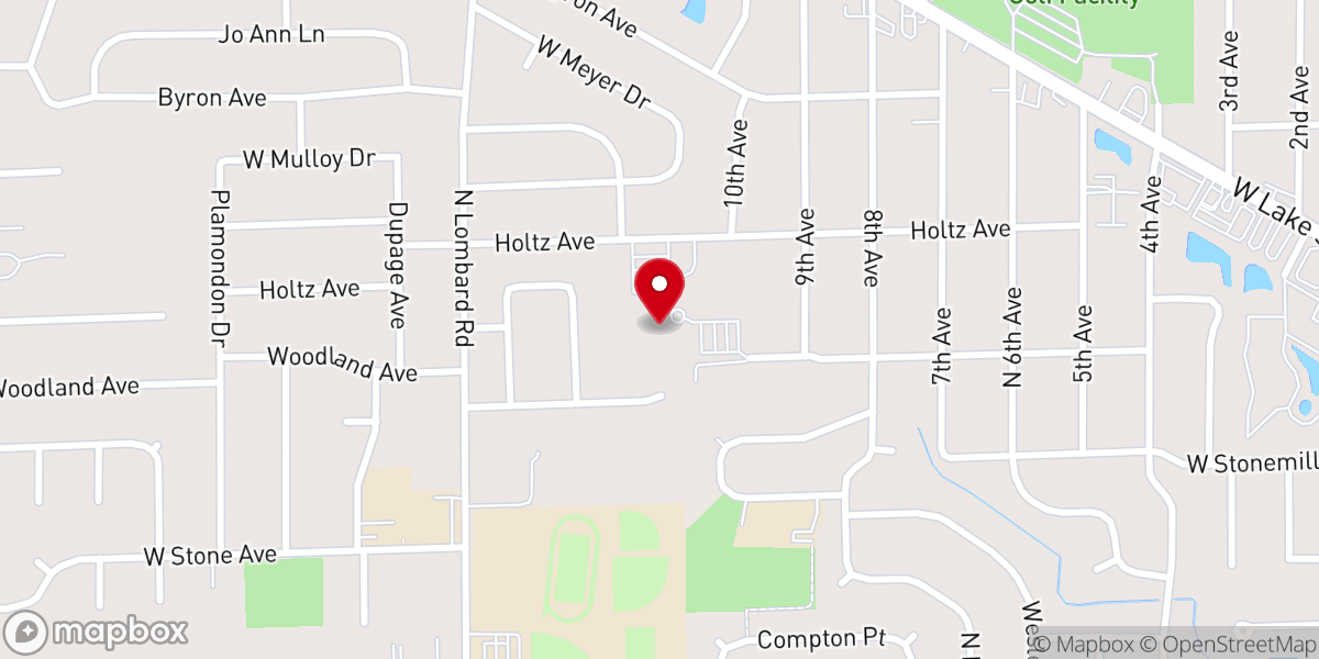 Map showing location of Saint Phillip the Apostle Church